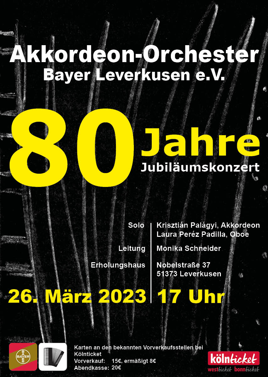 Jubiläumskonzert 26.03.2023